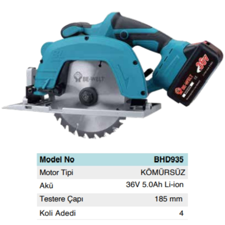 BHD PRT935 AKÜLÜ SUNTA KESME